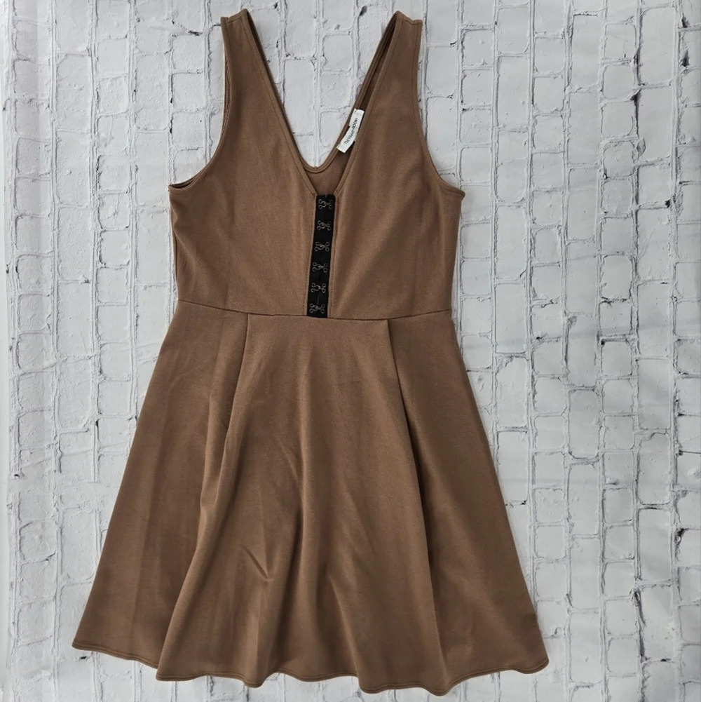 The Vanity Room Ladies- V Neck, Flared, Mini, Sexy Dress